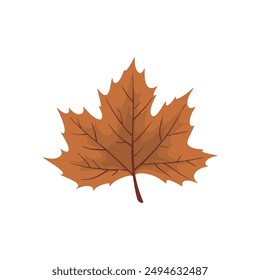 Autumn red leaves illustration vector