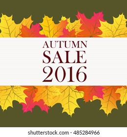 Autumn Sale 2016 Lettering and Leaves