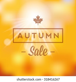 Autumn sale