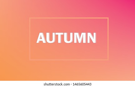 Autumn sale background layout decorate with leaves for shopping sale or promo poster and frame leaflet or web banner.Vector illustration template