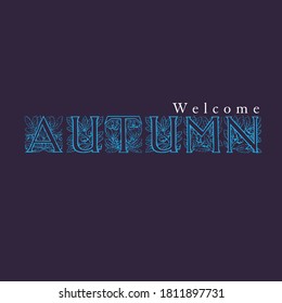 Autumn sale background layout decorate with leaves for shopping sale or promo poster and frame leaflet or web banner.Vector illustration template.