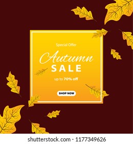 Autumn sale banner