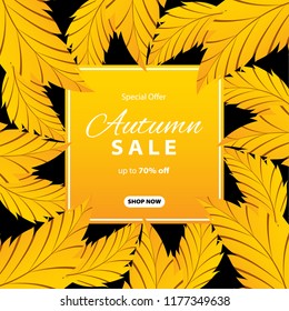 Autumn sale banner