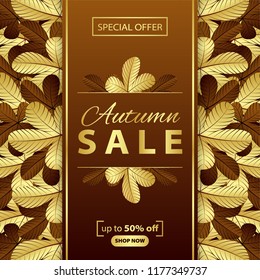 Autumn sale banner