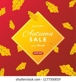 Autumn sale banner