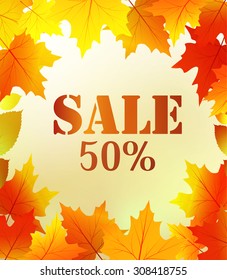 Autumn sale banner