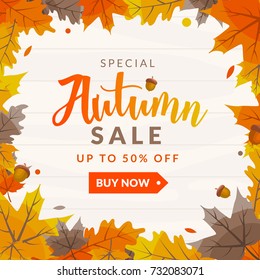 Autumn Sale Banner Design