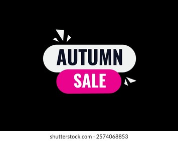 autumn sale, clock, button, Application, Button, Background, vector, banner template, website, design,
