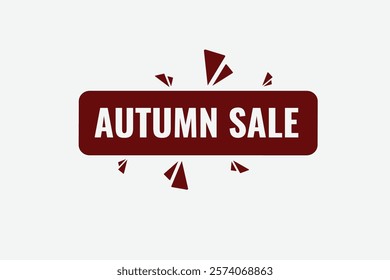 autumn sale, clock, button, Application, Button, Background, vector, banner template, website, design,
