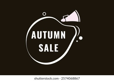 autumn sale, clock, button, Application, Button, Background, vector, banner template, website, design,

