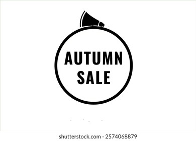 autumn sale, clock, button, Application, Button, Background, vector, banner template, website, design,
