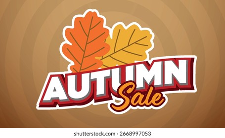 autumn sale editable text effect template