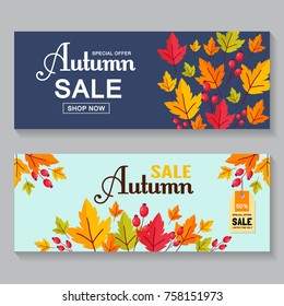 autumn sale flyer