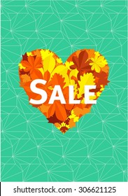 autumn sale label