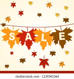 Autumn sale leaf