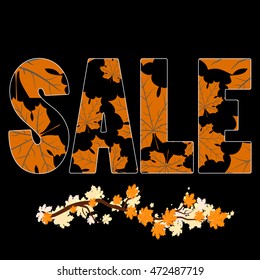 Autumn sale poster