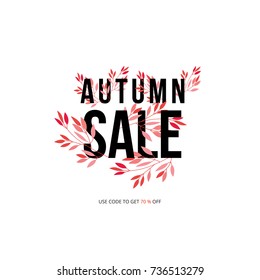 Autumn sale promotion