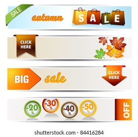 Autumn Sales Banners