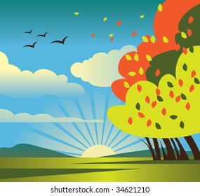 Autumn scenery