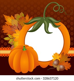 Autumn Scrapbook Frame