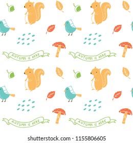 autumn seamless background