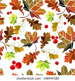 autumn seamless background