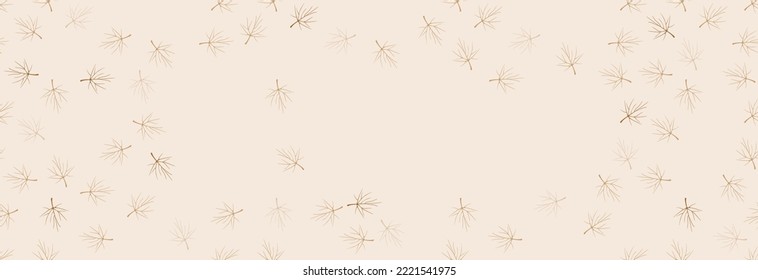 Autumn seamless background and empty place for your text.
