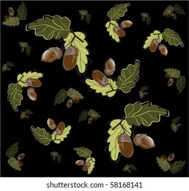 Autumn seamless background. eps10