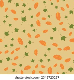 Autumn seamless background for fabric, paper and WEB 2