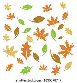 Autumn seamless background wallpeper vector illustration