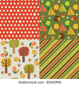autumn seamless backgrounds