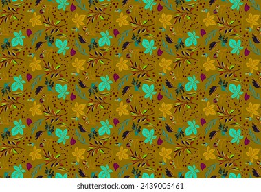 Patrón natural sin fisuras del otoño de las hojas exóticas. Vector de fondo floral. Fondo sin fisuras de la hoja que cae con roble. Arce, castaño, tilo, álamo, nuez y follaje de serba en estilo de dibujos animados.