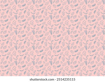 Padrão natural sem emenda de outono de folhas exóticas. Fundo floral do vetor. Fundo sem costura folha queda com carvalho. Bordo, castanheiro, tília, noz de álamo e folhagem de rowan em estilo cartoon.