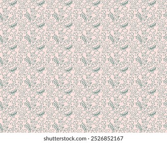 Autumn seamless natural pattern of exotic leaves. Vector floral background. Falling leaf seamless background with Oak. Maple, chestnut, linden, aspen walnut and rowan foliage in cartoon style.