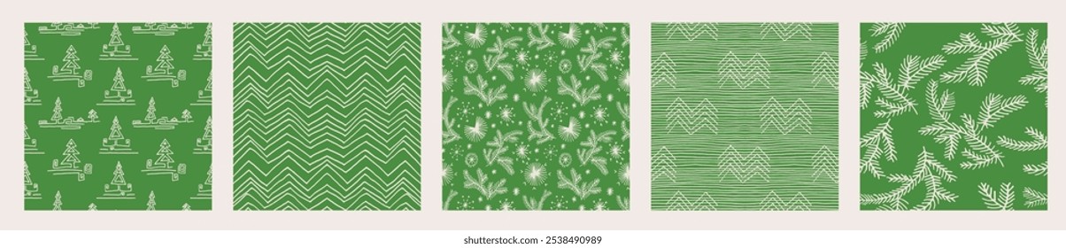 Padrão natural sem emenda de outono de folhas exóticas. Fundo floral do vetor. Fundo sem costura folha queda com carvalho. Bordo, castanheiro, tília, noz de álamo e folhagem de rowan em estilo cartoon.
