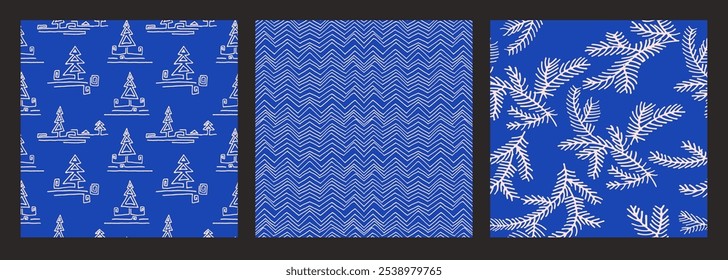 Autumn seamless natural pattern of exotic leaves. Vector floral background. Falling leaf seamless background with Oak. Maple, chestnut, linden, aspen walnut and rowan foliage in cartoon style.