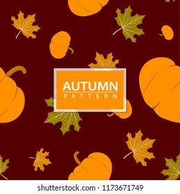 Autumn seamless pattern