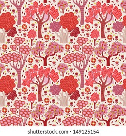 Autumn seamless pattern