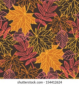 Autumn seamless pattern