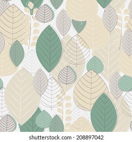 Autumn seamless pattern