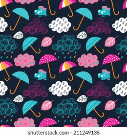 Autumn seamless pattern