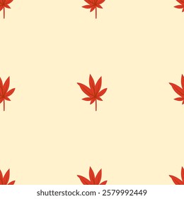 Autumn seamless pattern background. Autumn illustration pattern. Autumn background. Perfect for fashion clothes, shirt, fabrics, textiles, wallpaper, decor, illustration, print, packaging. 