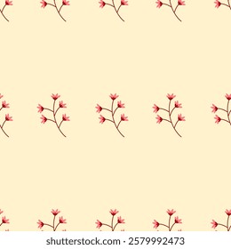 Autumn seamless pattern background. Autumn illustration pattern. Autumn background. Perfect for fashion clothes, shirt, fabrics, textiles, wallpaper, decor, illustration, print, packaging. 
