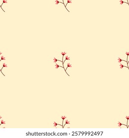 Autumn seamless pattern background. Autumn illustration pattern. Autumn background. Perfect for fashion clothes, shirt, fabrics, textiles, wallpaper, decor, illustration, print, packaging. 