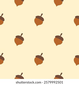 Autumn seamless pattern background. Autumn illustration pattern. Autumn background. Perfect for fashion clothes, shirt, fabrics, textiles, wallpaper, decor, illustration, print, packaging. 