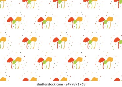 Autumn seamless pattern background. Seamless pattern background with autumn leaf 