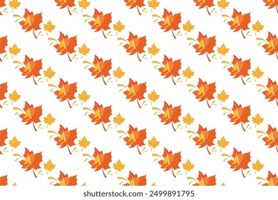 Autumn seamless pattern background. Seamless pattern background with autumn leaf 