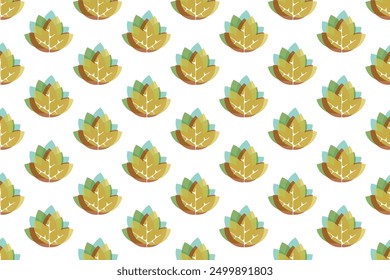 Autumn seamless pattern background. Seamless pattern background with autumn leaf 