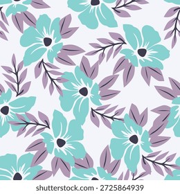 Patrón sin fisuras de otoño con ramas y hojas sobre un fondo blanco. Patrón para textiles, papel de embalaje, cubiertas, fondos.