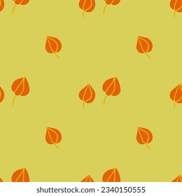 Autumn seamless pattern design. Repeat design with autumn thematics elements